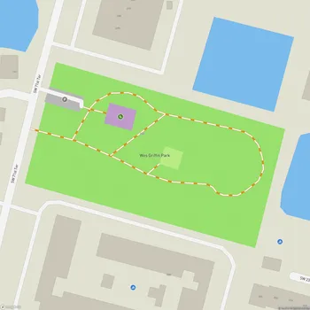 Map of Wes Griffin Park