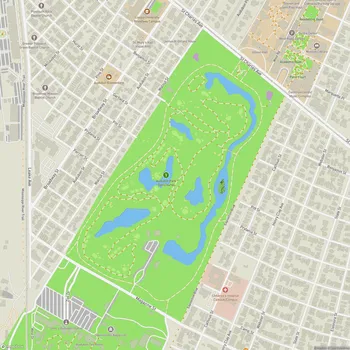 Map of Audubon Park