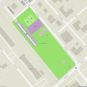 Map of League Park
