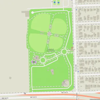 Map of Grapeland Heights Park