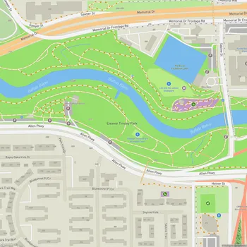 Map of Eleanor Tinsley Park