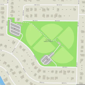 Map of Northwest Softball Complex