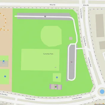 Map of Turtle Run Park