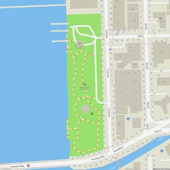 Map of Maurice Gibb Memorial Park