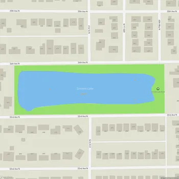 Map of Sirmons Lake Park