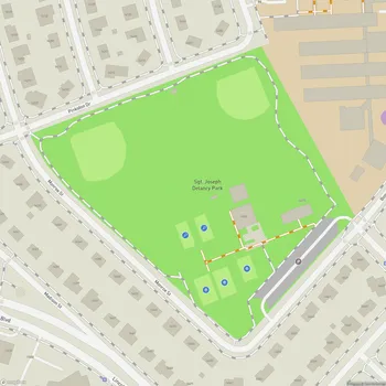 Map of Sgt. Joseph Delancy Park