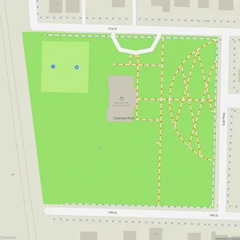 Map of Coleman Park