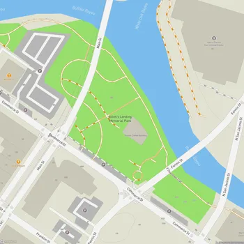 Map of Allen's Landing Memorial Park