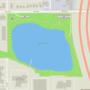 Map of Booker Creek Park