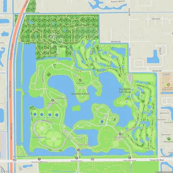 Map of Okeeheelee Park