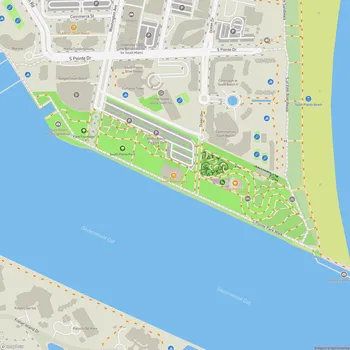 Map of South Pointe Park