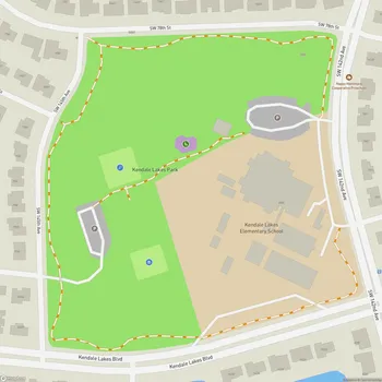 Map of Kendale Lakes Park