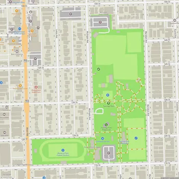 Map of Flamingo Park