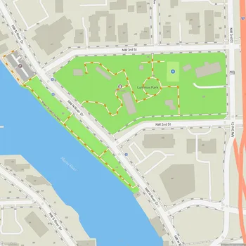 Map of Lummus Park