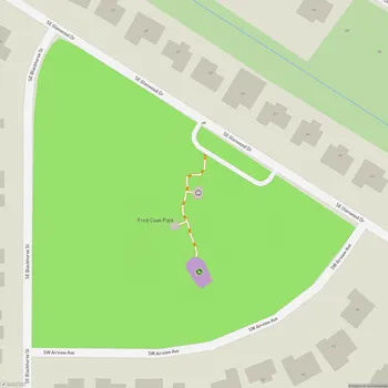 Map of Fred Cook Park