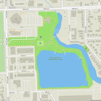 Map of Reverend Samuel Delevoe Memorial Park