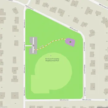 Map of Girl Scout Friendship Neighbourhood Park