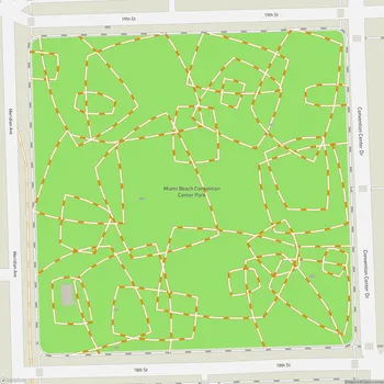 Map of Miami Beach Convention Center Park