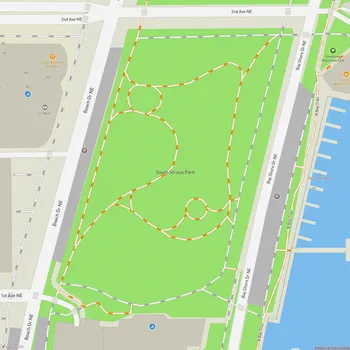 Map of South Straub Park