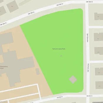 Map of Tamiami Lakes Park