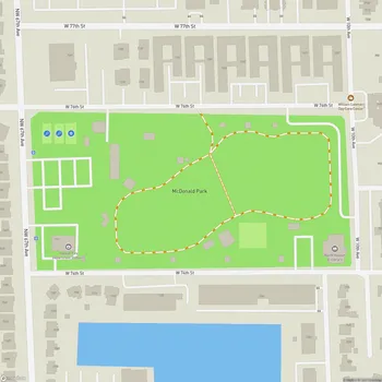 Map of McDonald Park
