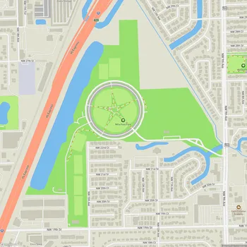 Map of Mills Pond Park