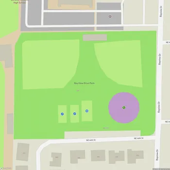 Map of Bay View Drive Park