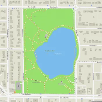 Map of Crest Lake Park