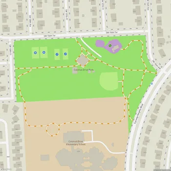 Map of Colonial Drive Park