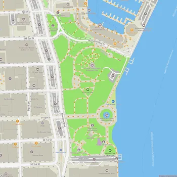 Map of Bay Front Park