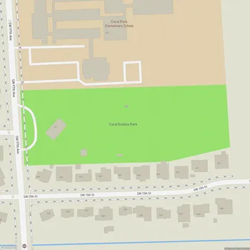 Map of Coral Estates Park