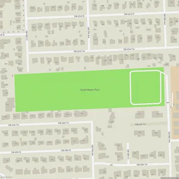 Map of South Miami Park