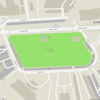 Map of Belle Isle Park