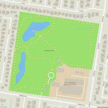 Map of McAuliffe Park