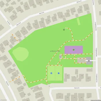 Map of La Romeria Park