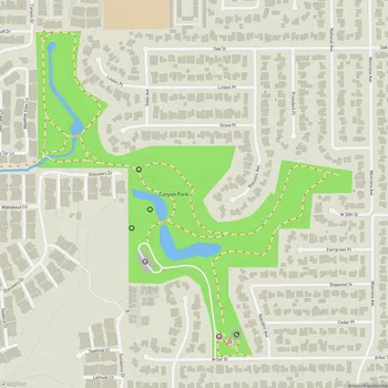 Map of Canyon Park