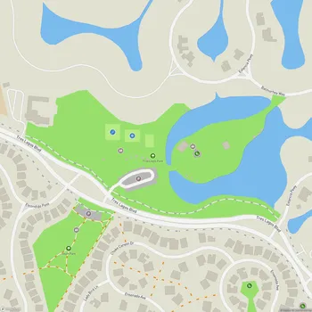 Map of Tres Lagos Park