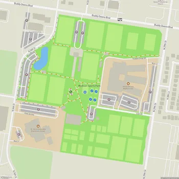 Map of McAllen Sports Park