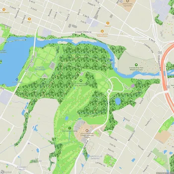 Map of Roy G. Guerrero Colorado River Metro Park
