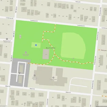 Map of West End Park