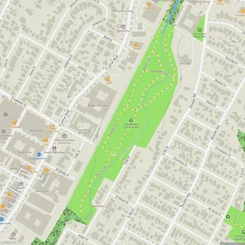 Map of West Bouldin Creek Greenbelt