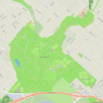 Map of McAllister Park