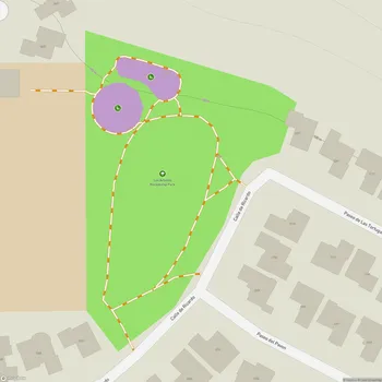 Map of Los Arboles Rocketship Park