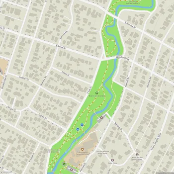 Map of Blunn Creek Greenbelt