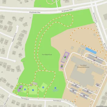 Map of Fern Bluff Park