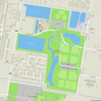 Map of Edinburg Municipal Park