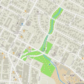 Map of Adams-Hemphill Neighborhood Park