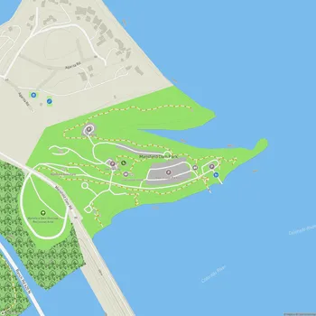 Map of Mansfield Dam Park