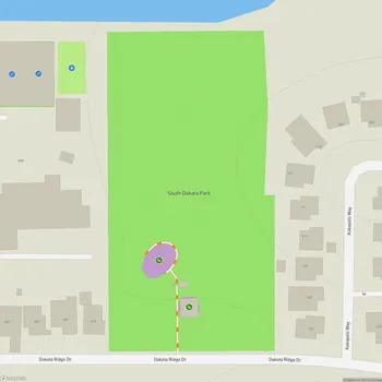Map of South Dakota Park