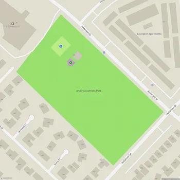 Map of Anderson Athletic Park